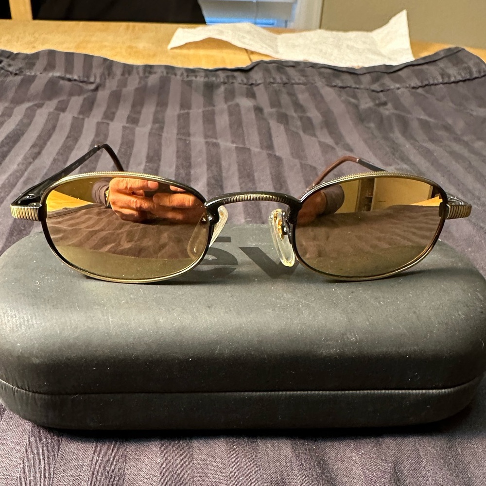 Revo Sunglasses  1107/010 Cobra Gold Mirror Lens - Incredibly Rare  - Vintage